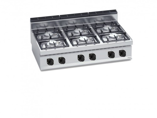 6-burner gas cooker without oven